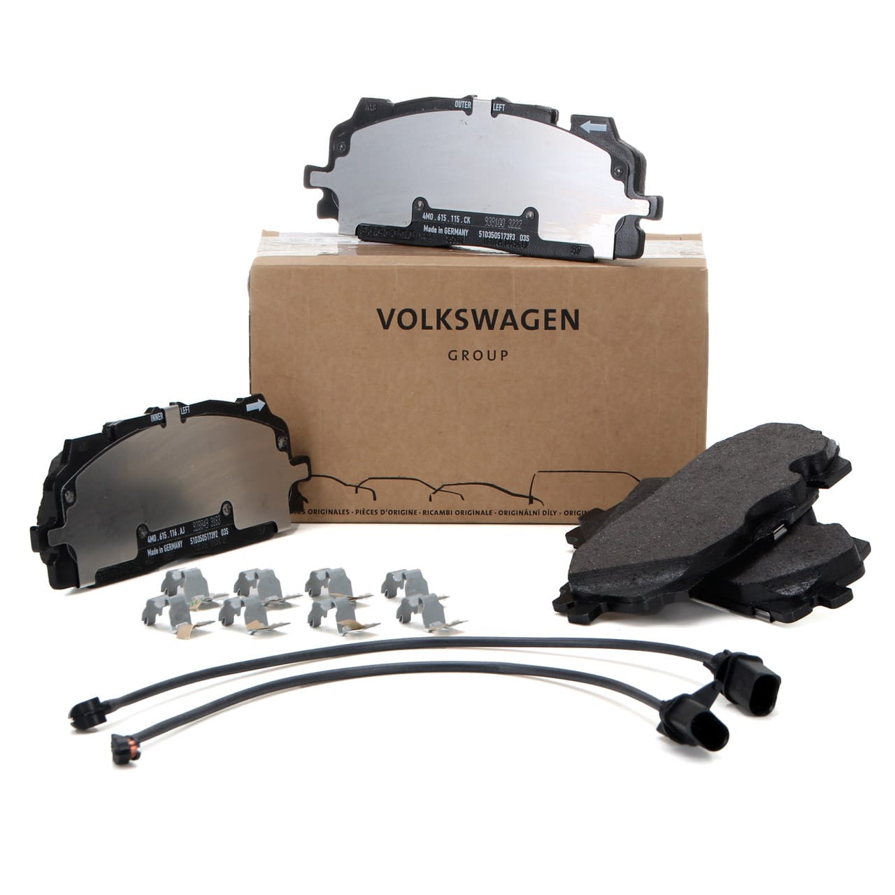 Audi Brake Pad Set 4M0698451F - OEM New
