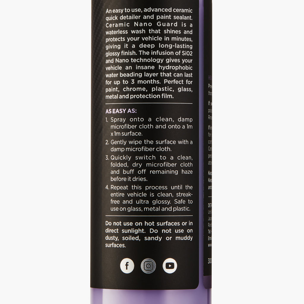 Ceramic Nano Guard Quick Detailer 300ml
