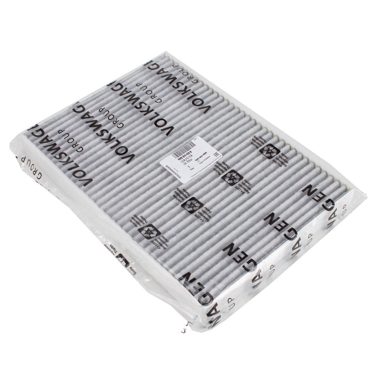 Brand new VW/AUDI OEMGenuine VAG Activated Charcoal Allergen Cabin Air Filter-4BO 819 439 C